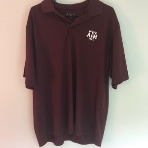 Texas A&M polo/ collared shirt